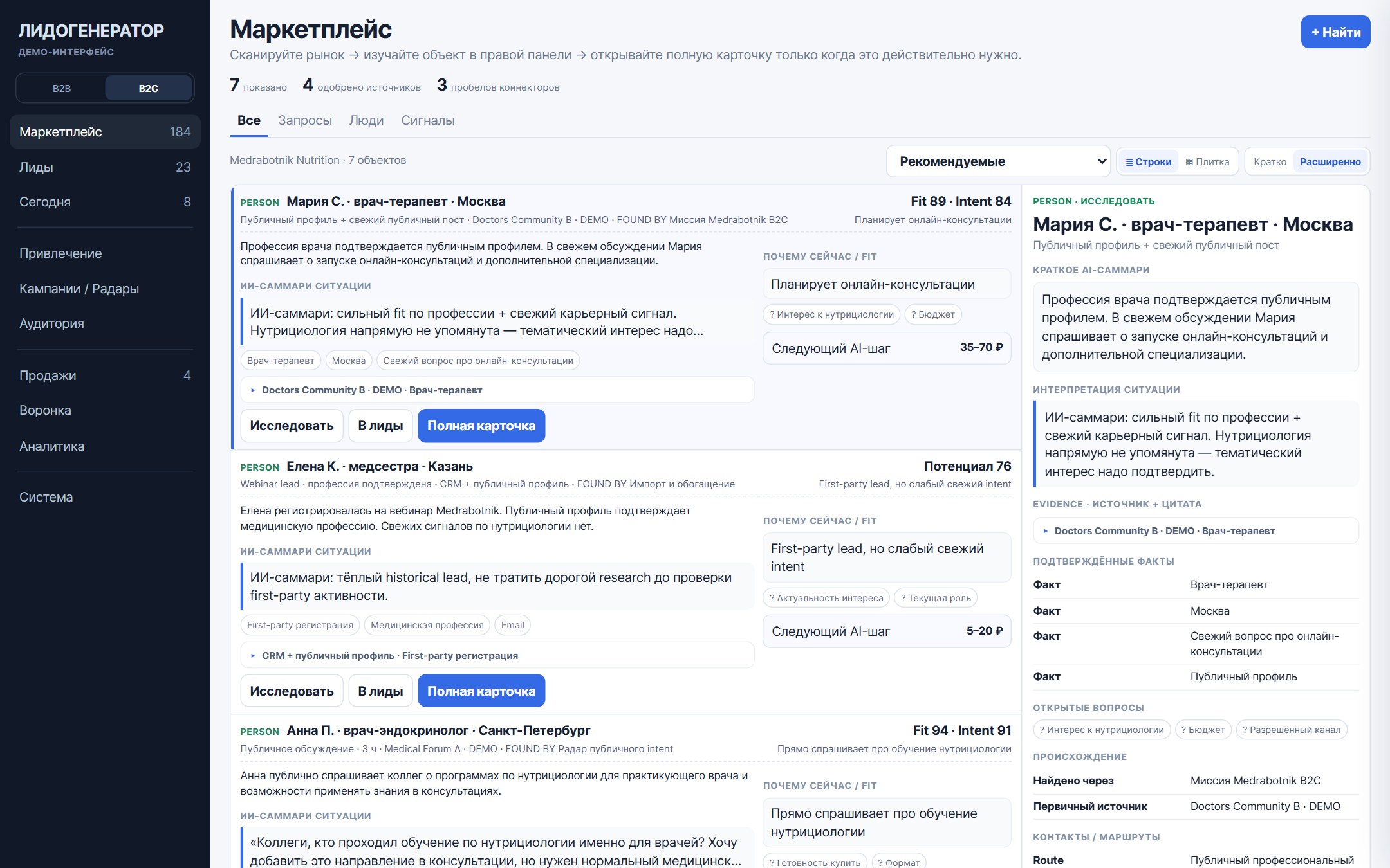 B2C: люди, а не компании